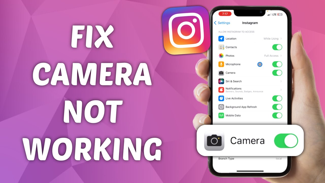 How to Fix the Instagram Camera Not Working